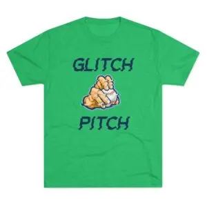 Glitch Pitch Unisex Tri-Blend Crew Tee